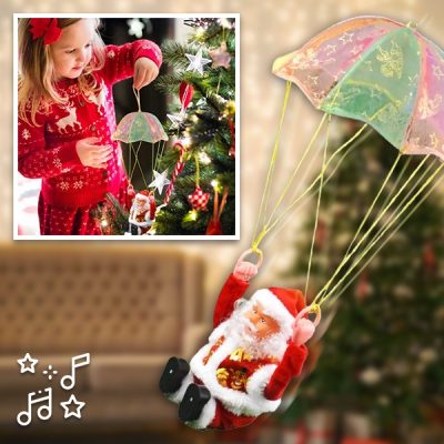 O Pai Natal com um para-quedas | SANTASWING