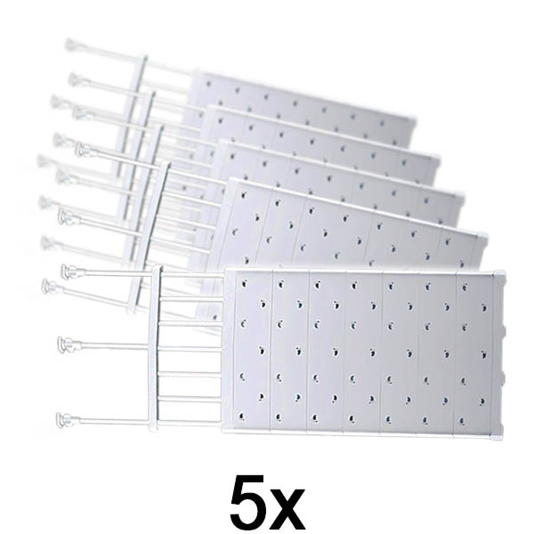5x Prateleira de arrumação expansível | SHELFEXPEND